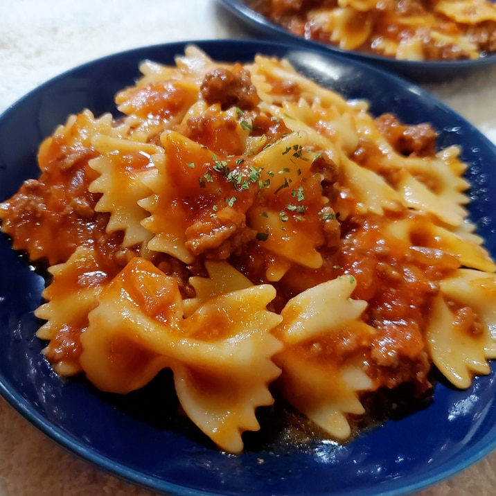 ミートソース ファルファッレ レシピ 作り方 By ゆかんち 楽天レシピ ミートソース ファルファッレ レシピ 作り方 By ゆかんち 楽天レシピ